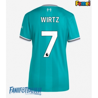 Liverpool Florian Wirtz #7 Tricou Fotbal Replică 2025-26 Femei Treilea